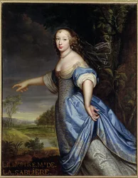 Porträt von Madame de la Sabliere